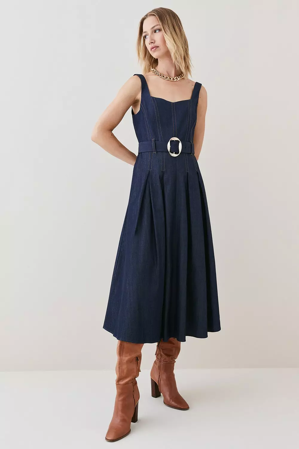 Maxi hotsell jean dress