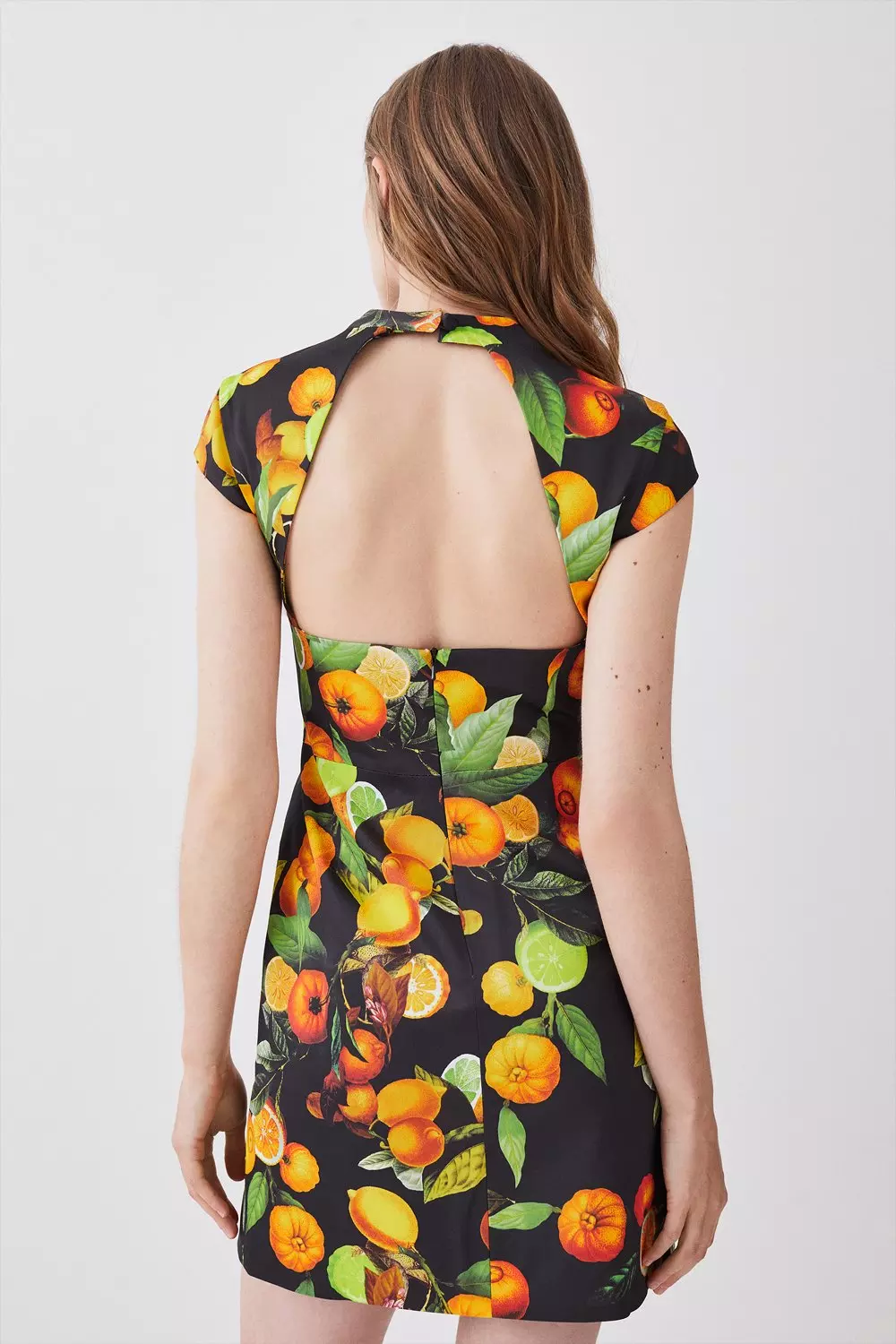 Lemon print mini outlet dress