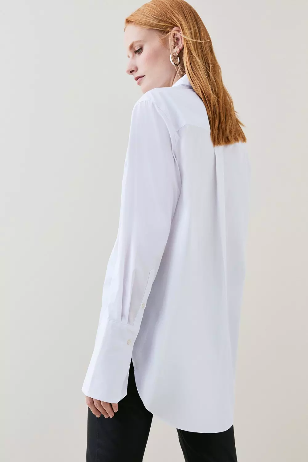 Karen millen white outlet shirt