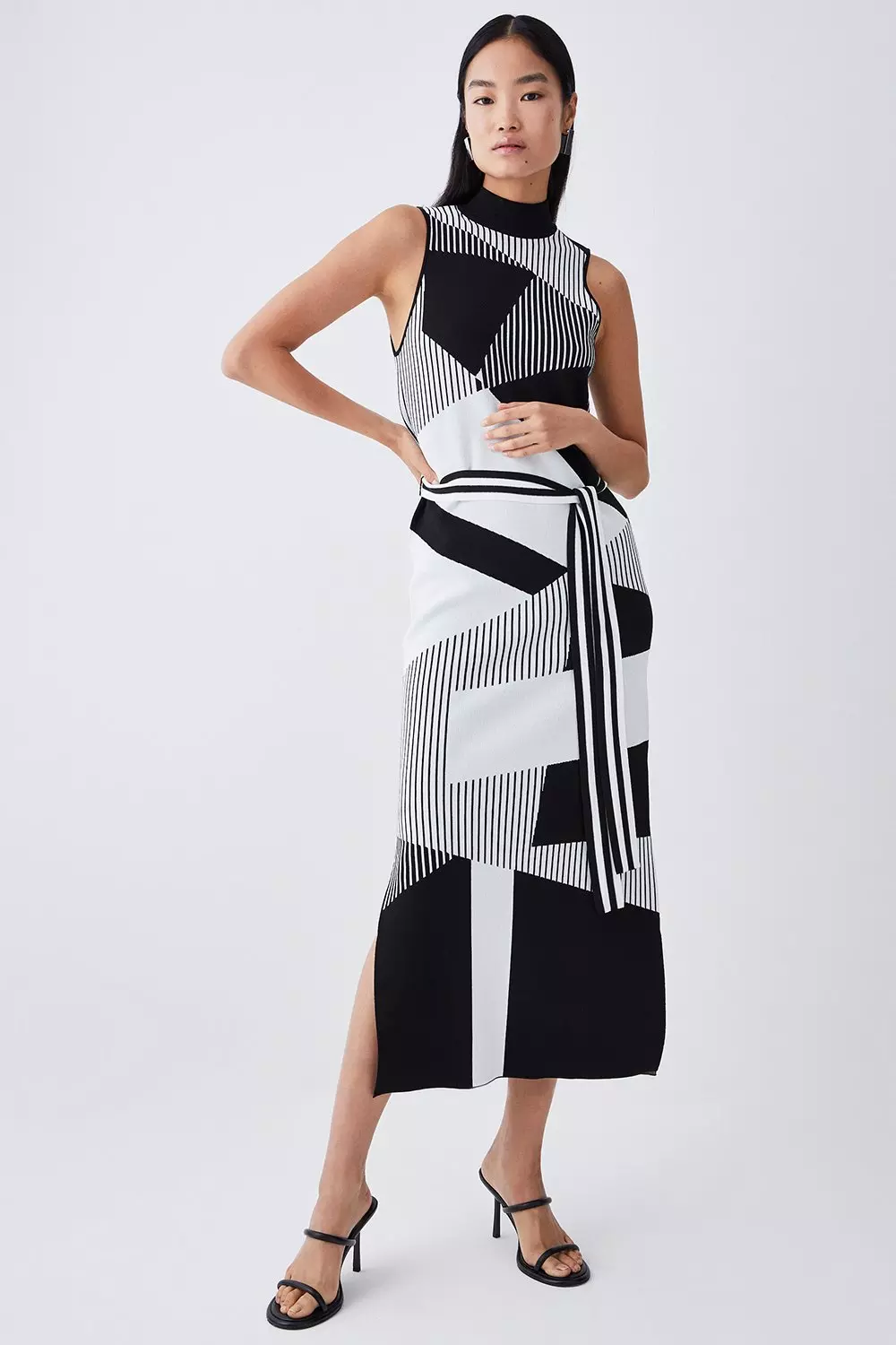 Karen millen hotsell belted midi dress