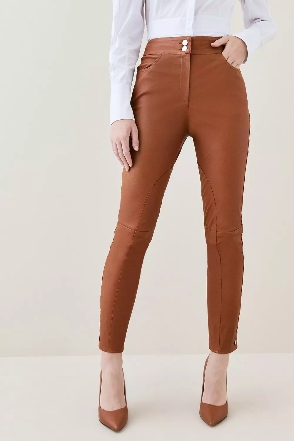 Lydia Millen Leather Stretch Jodphur