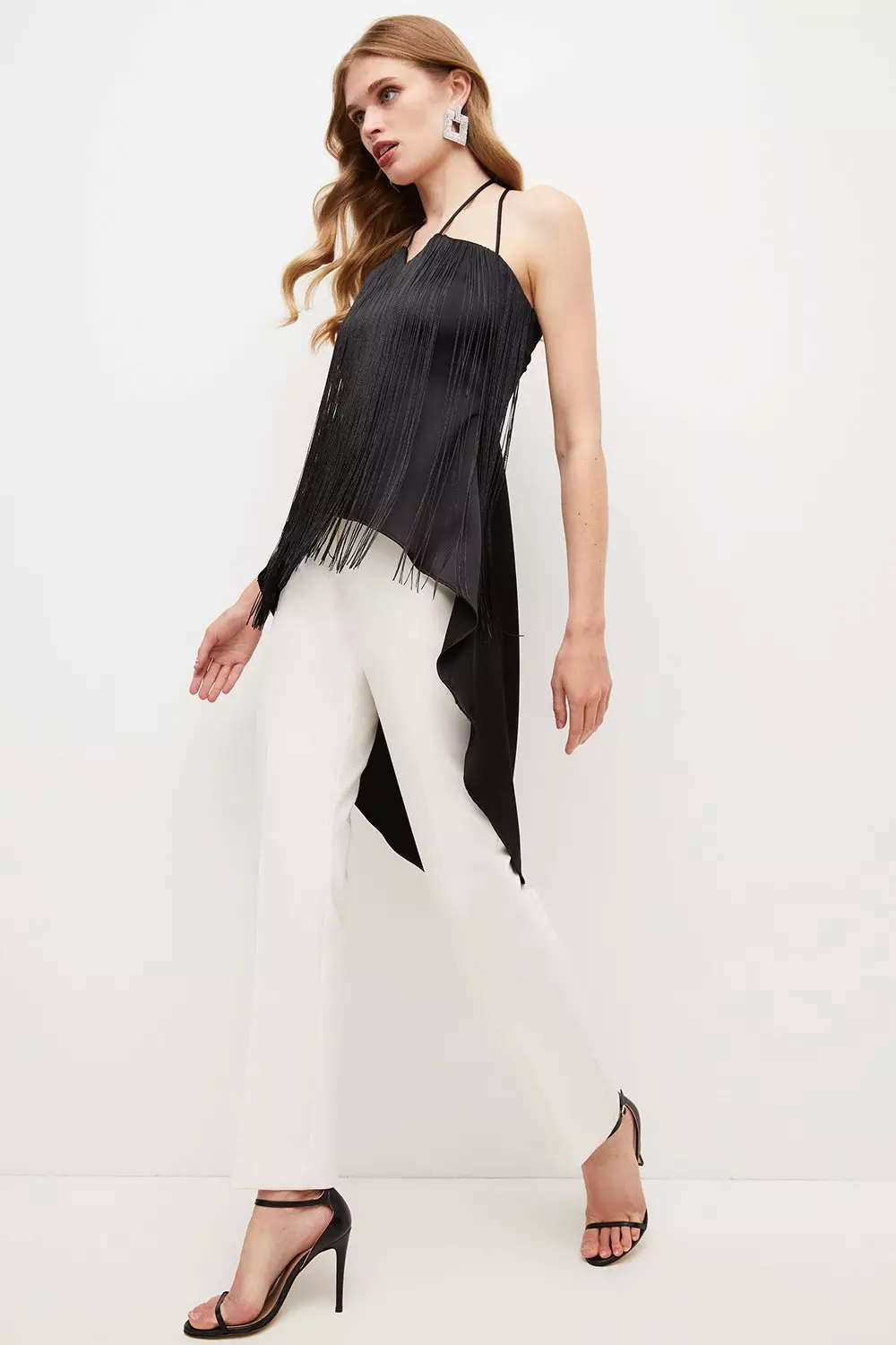 High low on sale sleeveless top