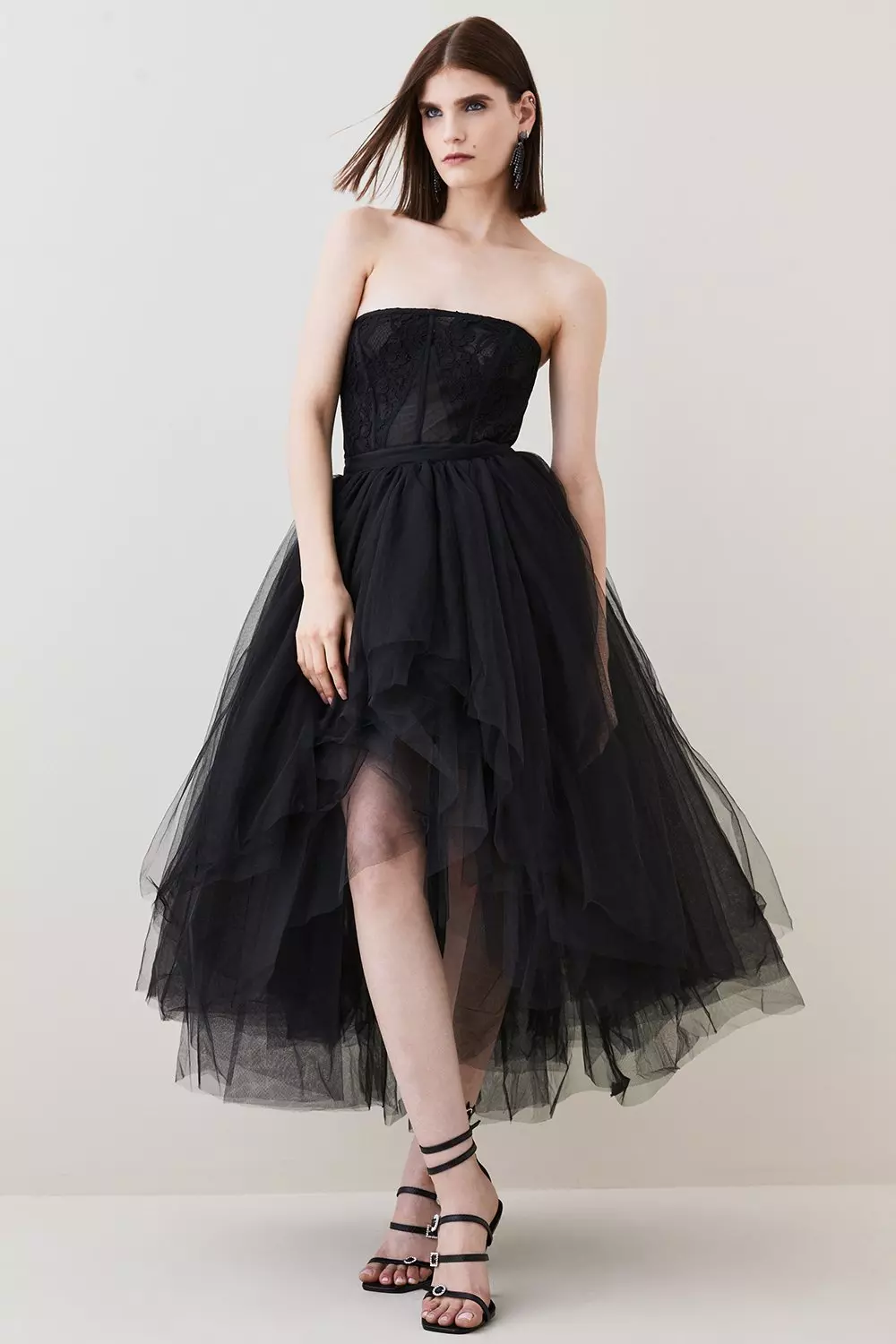 Karen millen clearance black tie dresses