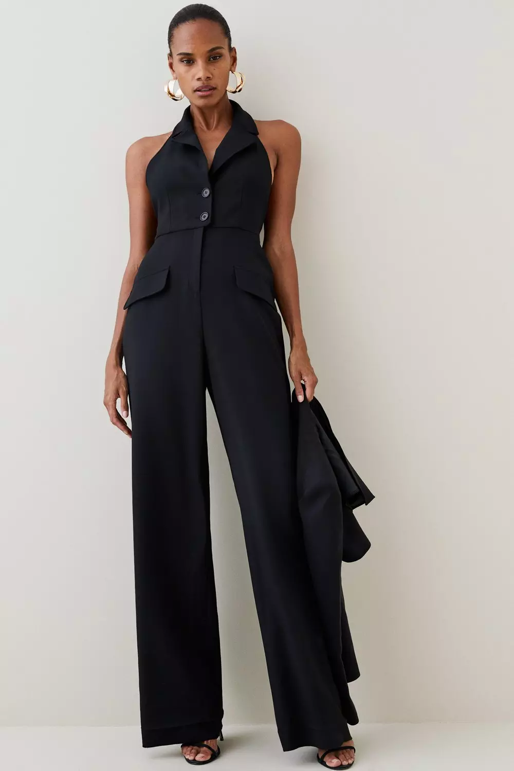 Two Piece Ribbed Sculpting Jumpsuit - Black – Shop Lily MK