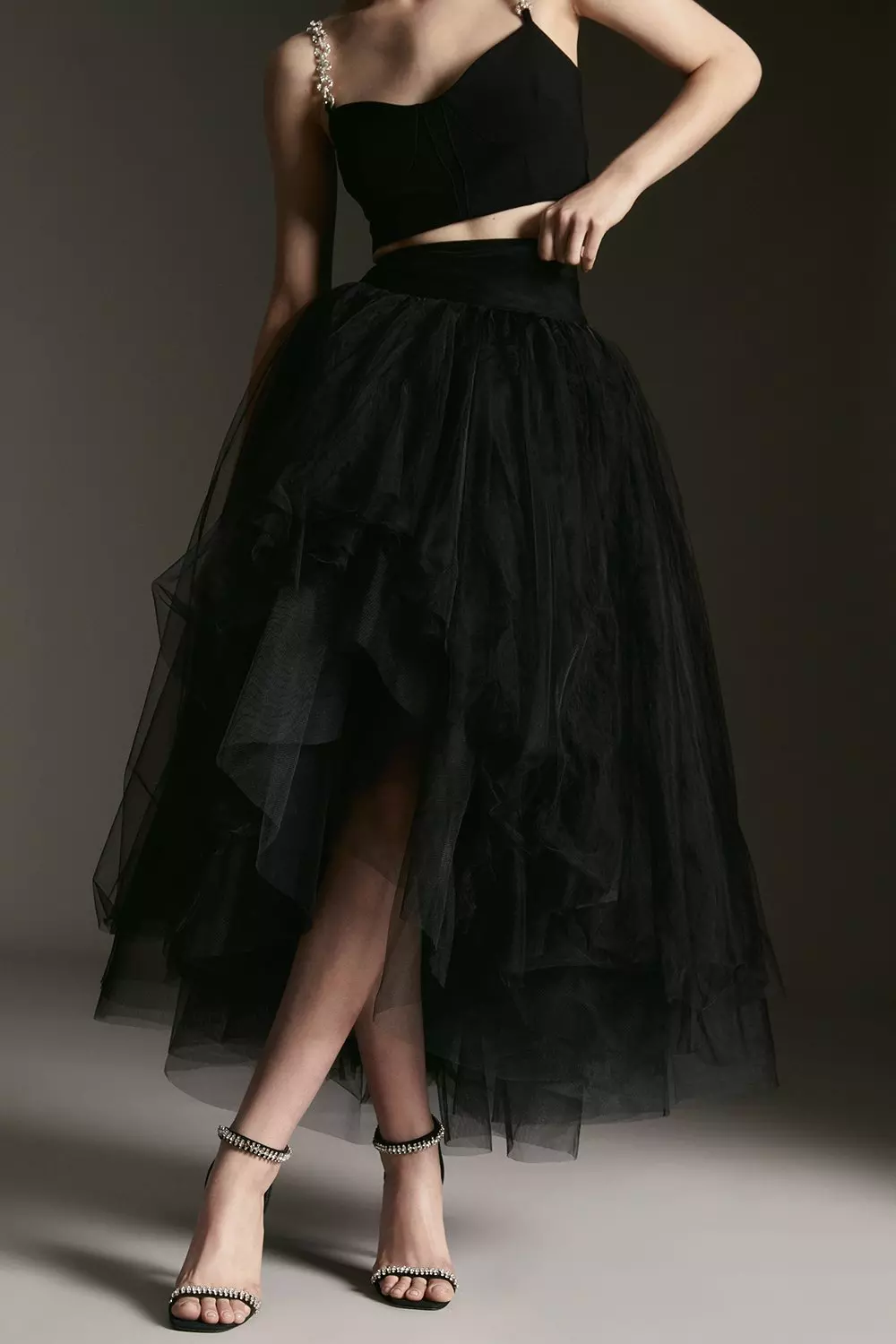 High low clearance tulle skirt quick