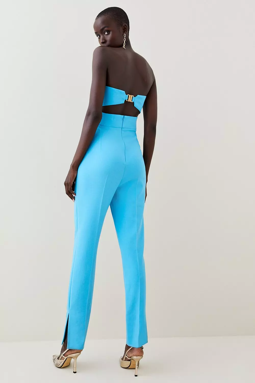 Karen millen cheap blue jumpsuit