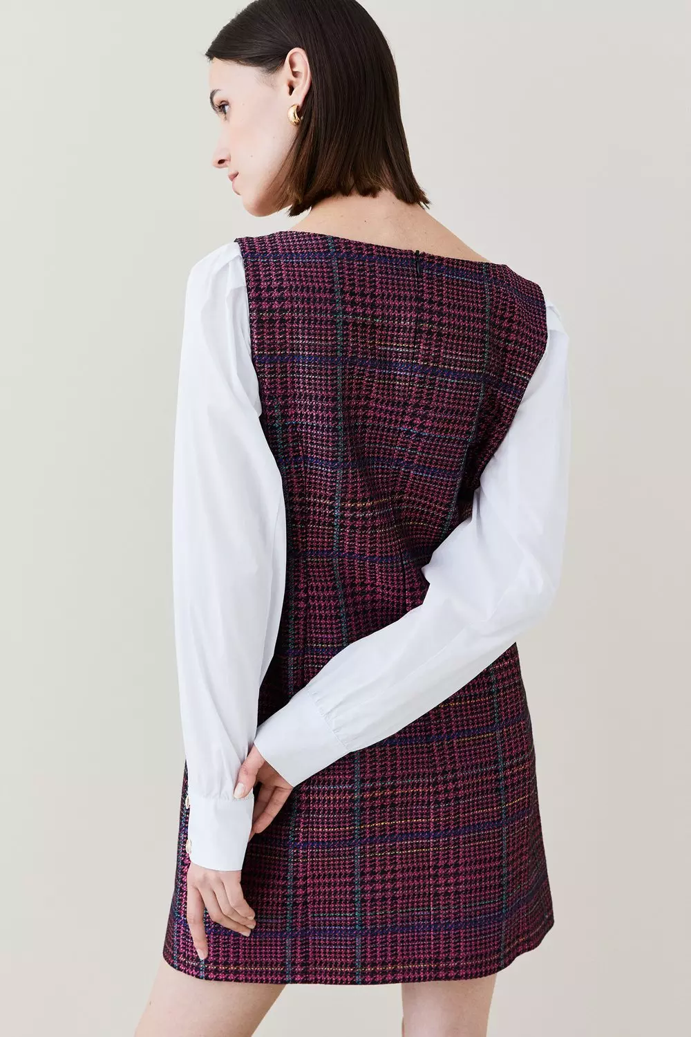 Karen millen tartan clearance dress