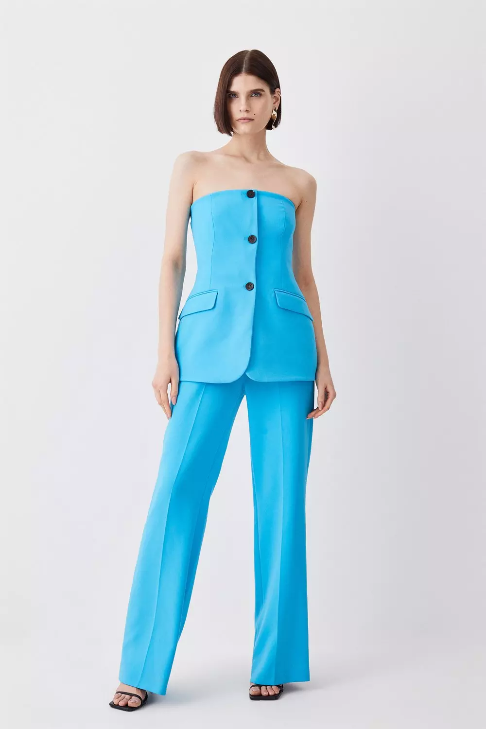 Karen millen 2024 navy jumpsuit