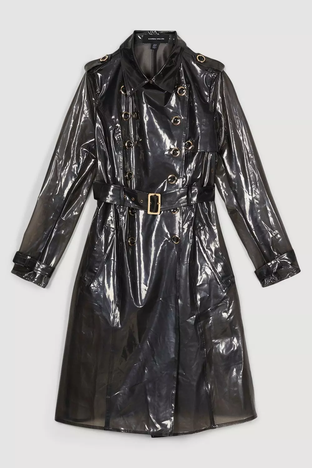 Long hotsell pvc coat