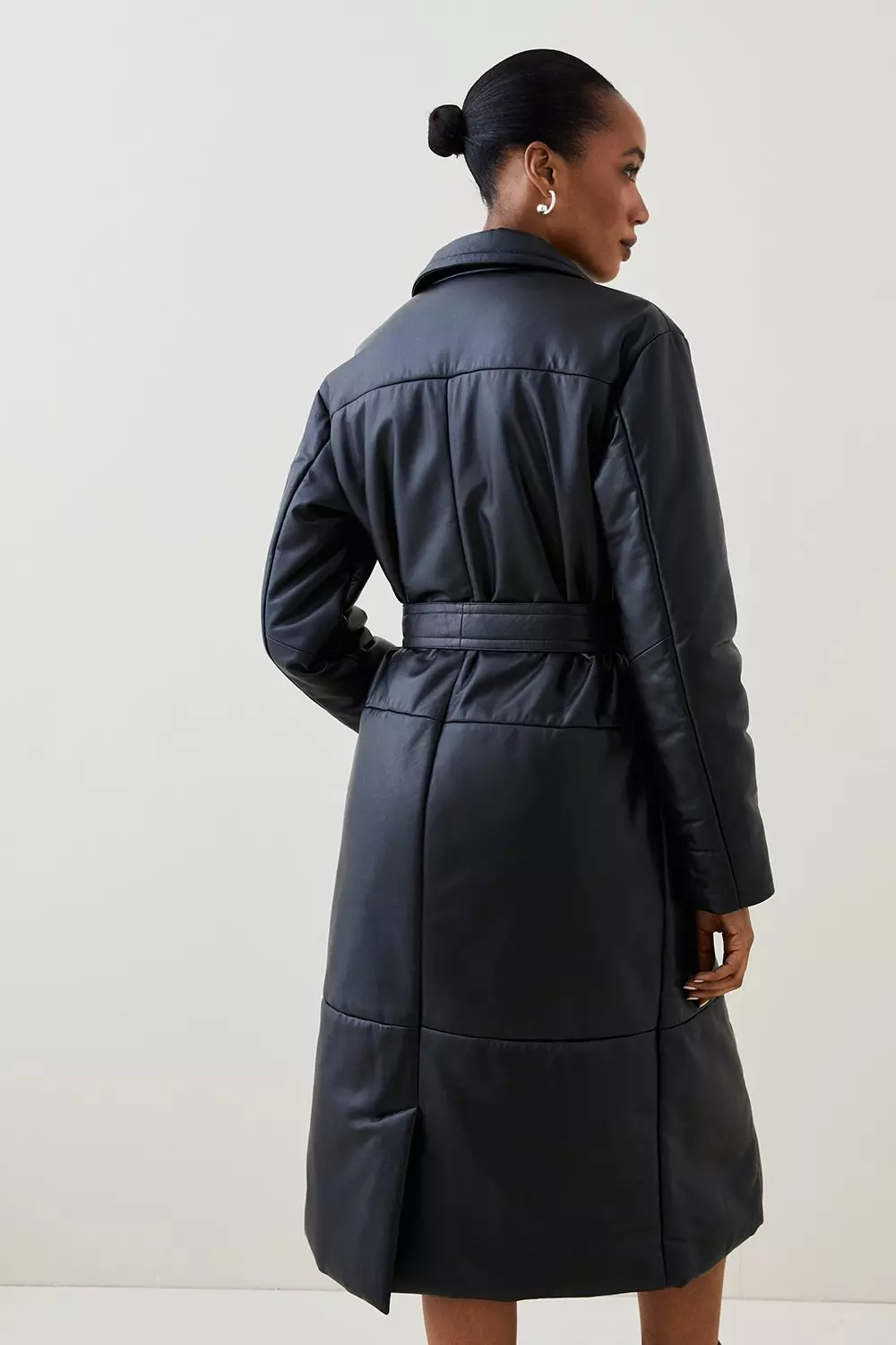 Puffer hot sale trench coat