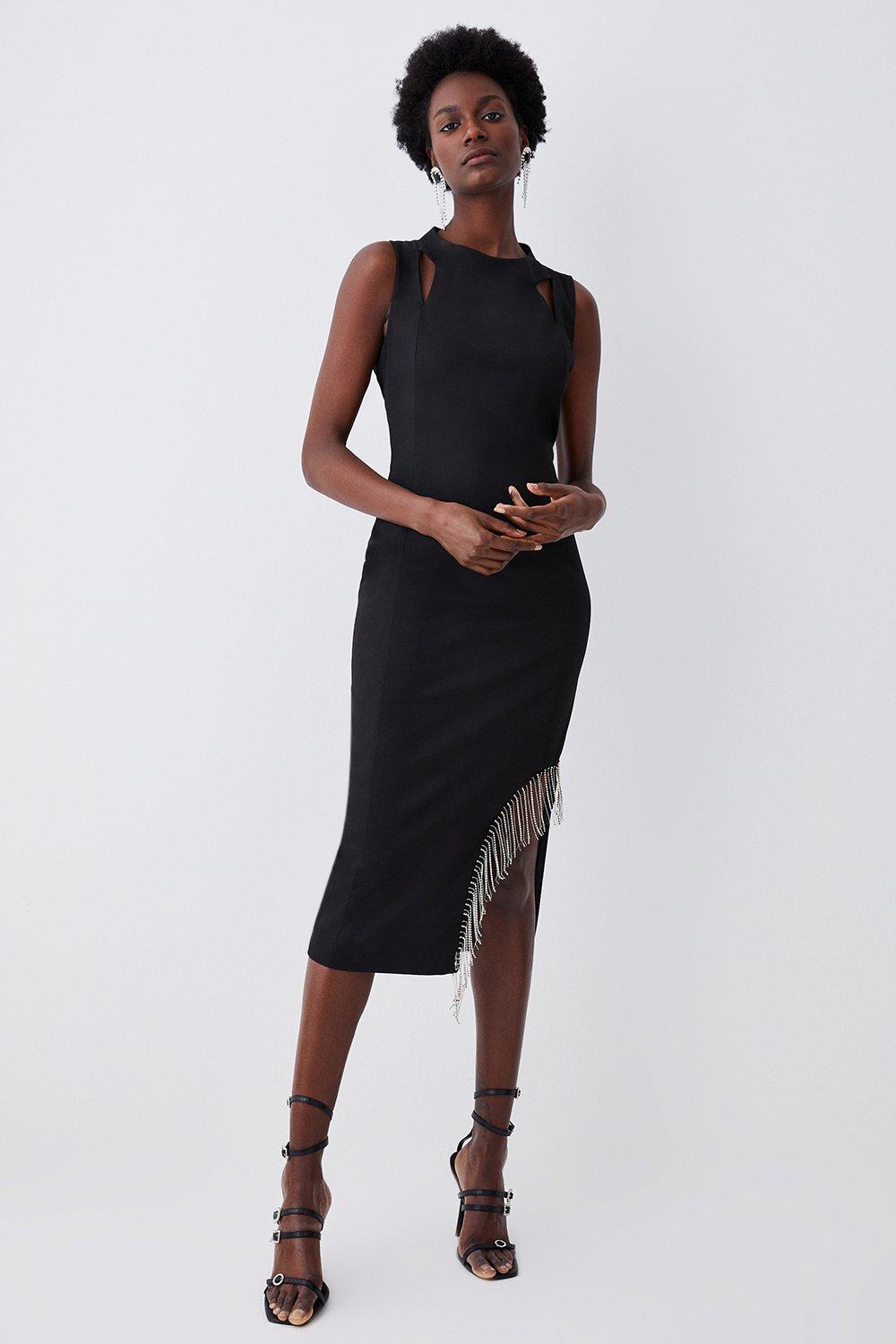 Pencil Dresses | Black Pencil Dresses | Karen Millen