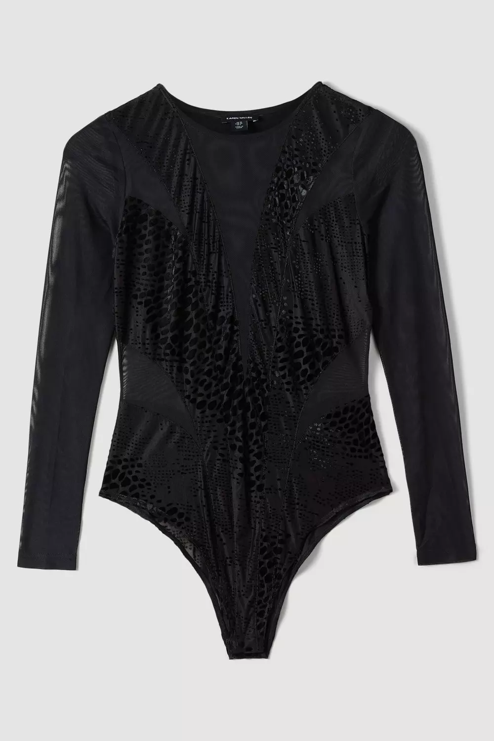 Lace Detail Jersey Bodysuit