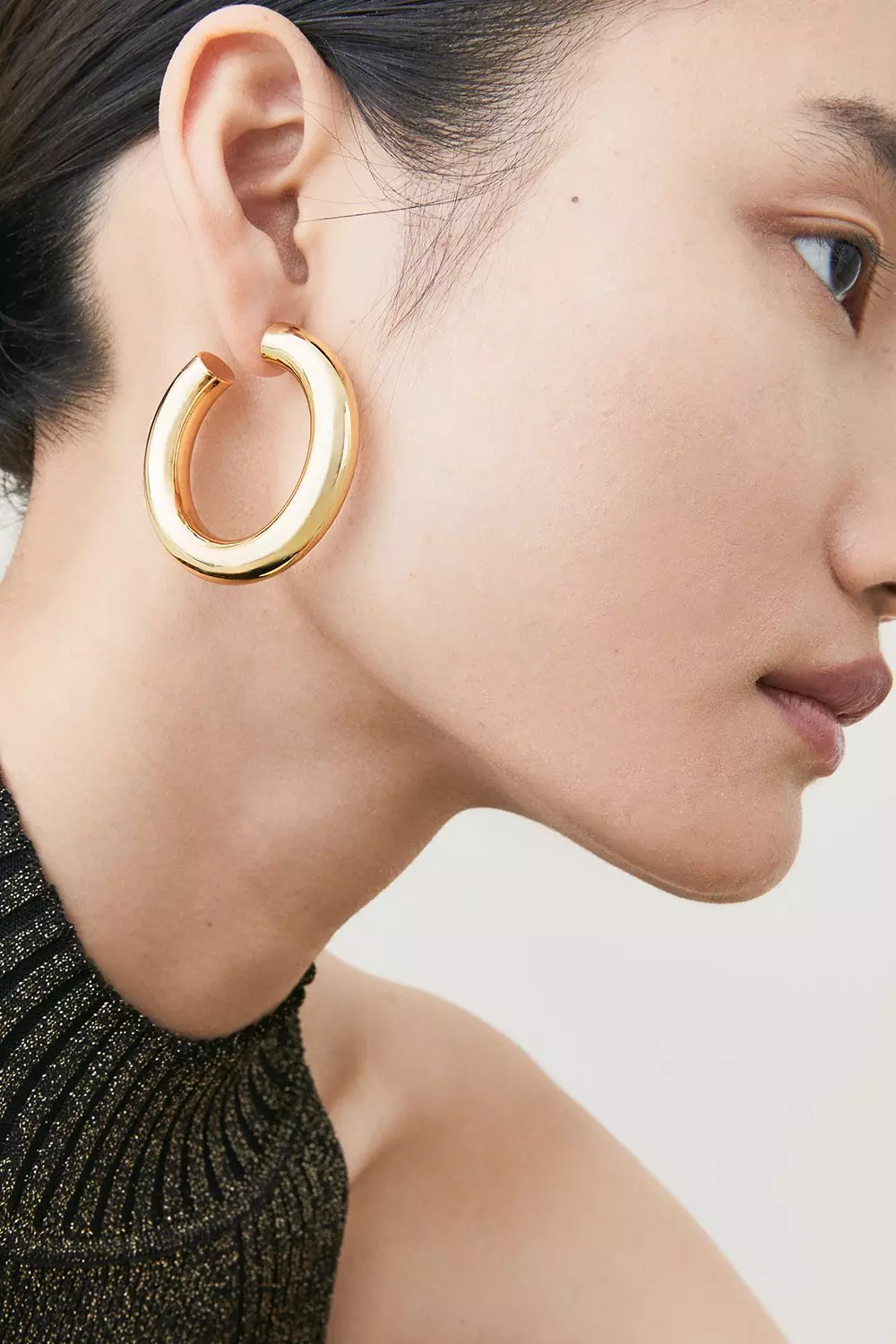 Gold Plated Timeless Hoop Earrings