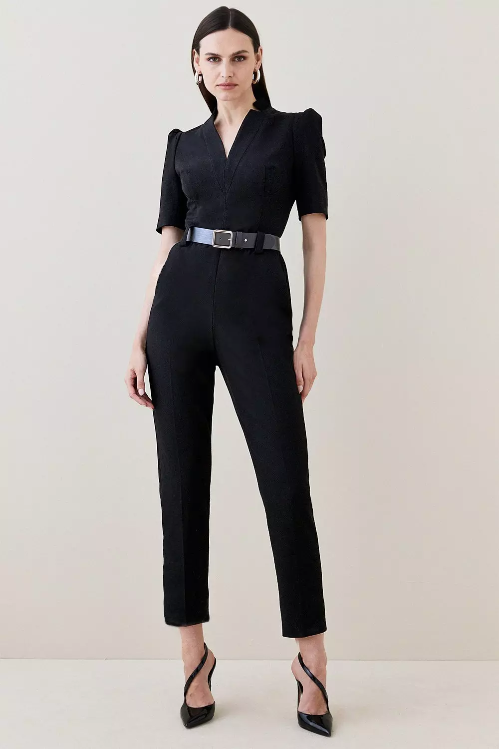 Petite Forever Belted Jumpsuit