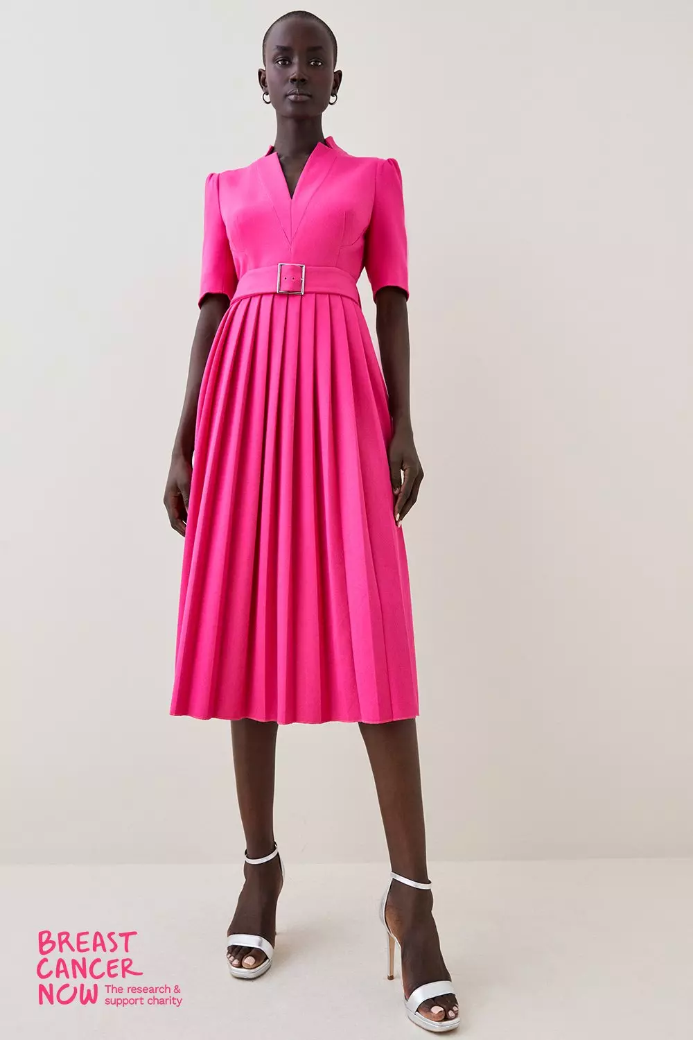 Karen millen shop magenta dress