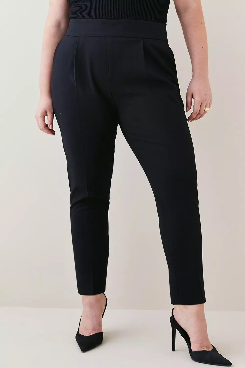 Plus size slim leg pants sale