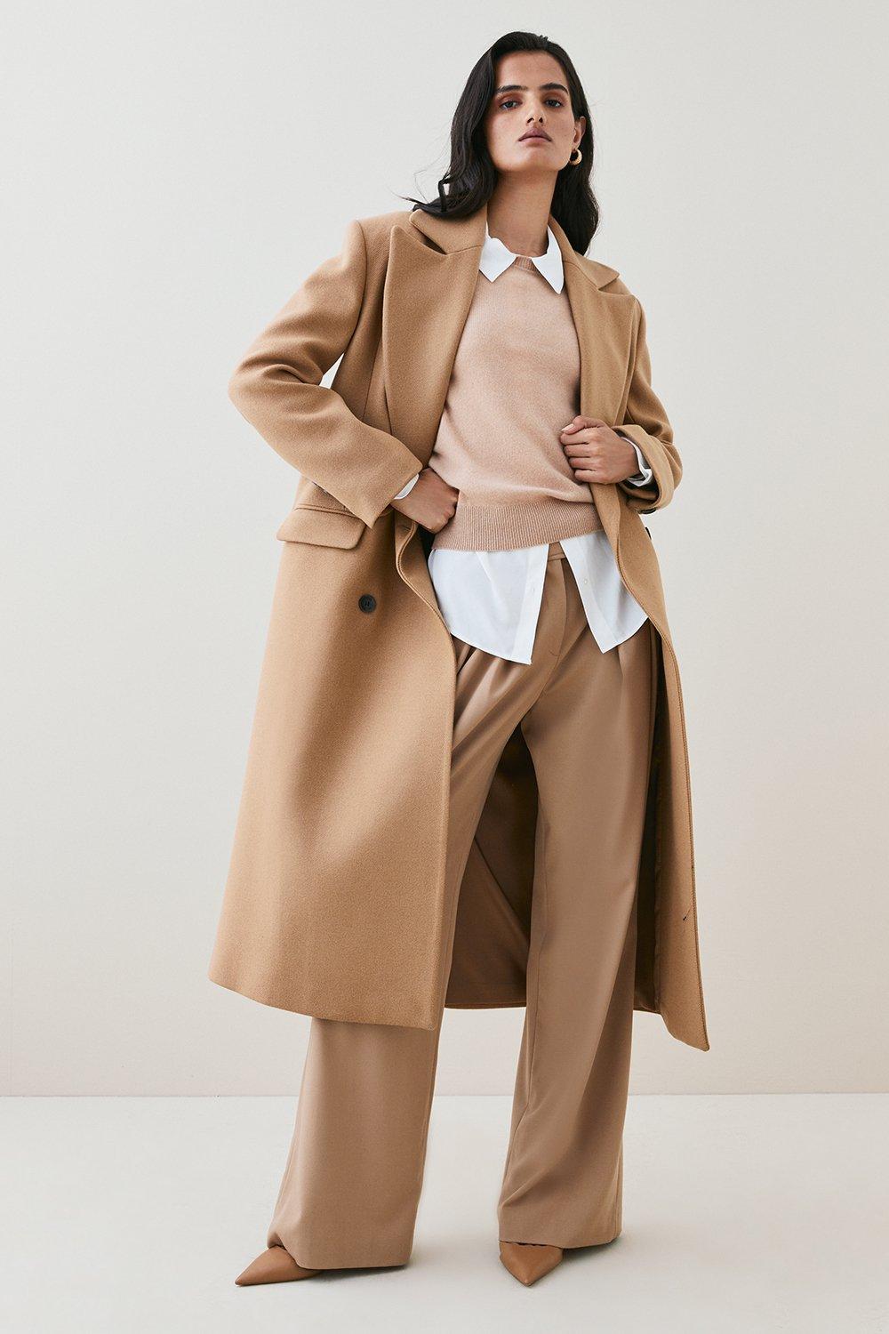 Cue camel outlet coat