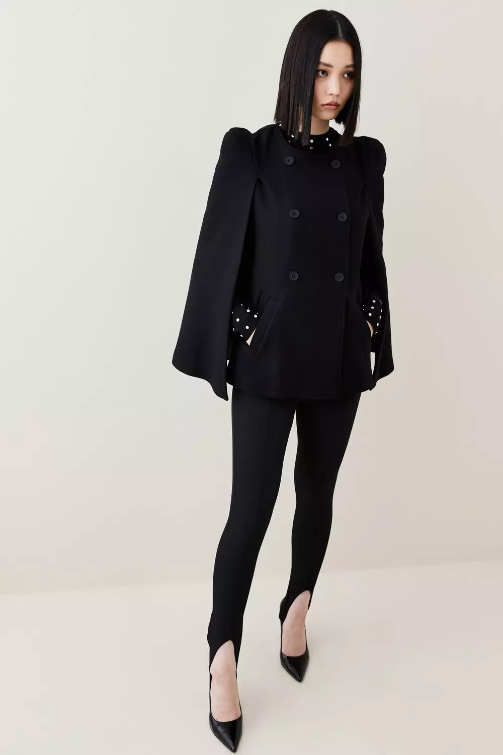 Karen millen clearance cape coat