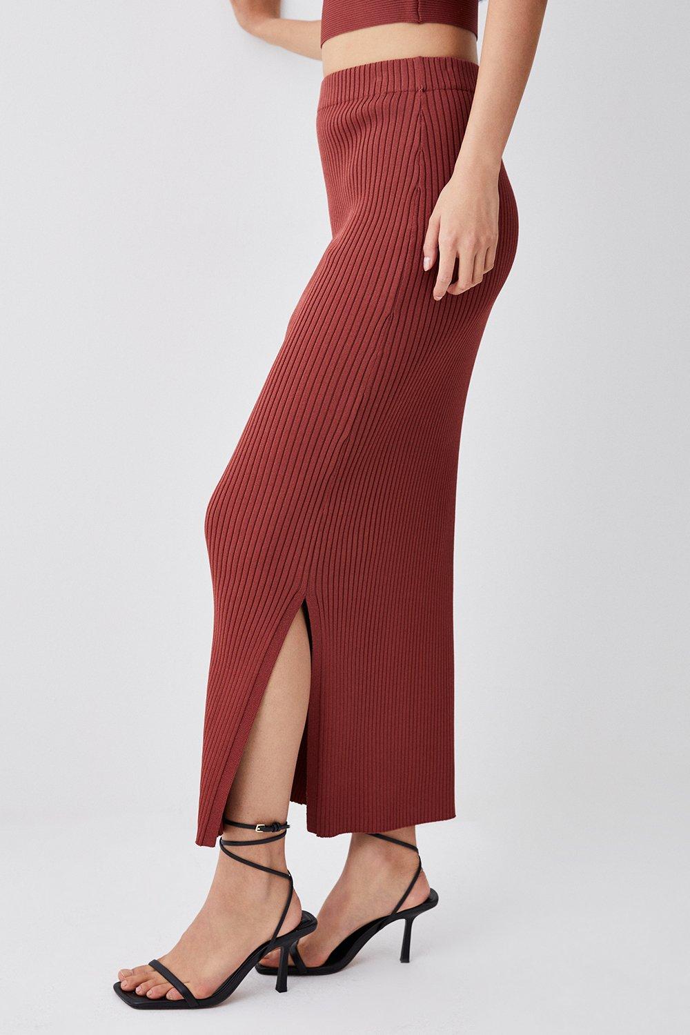 ultimate knit midi skirt