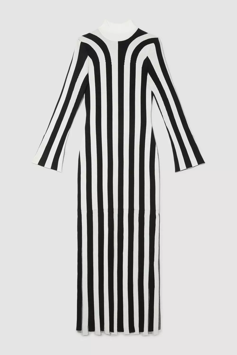 Karen millen outlet striped maxi dress