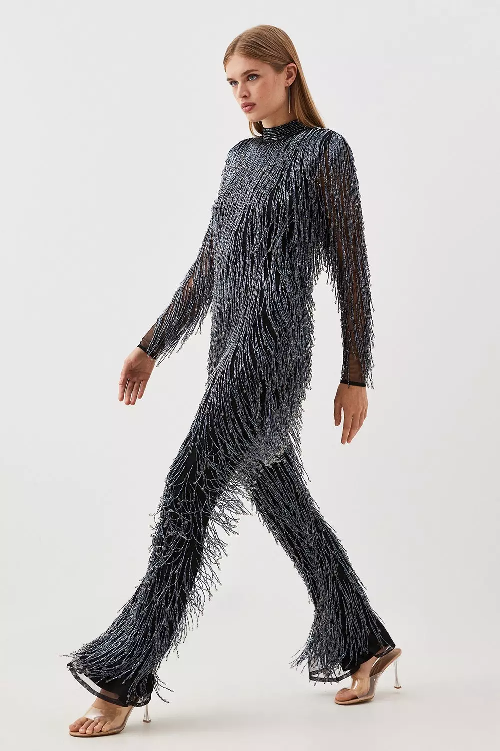 Forever 21 fringe jumpsuit on sale