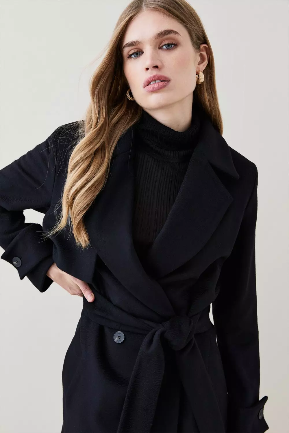 Karen millen outlet wrap coat