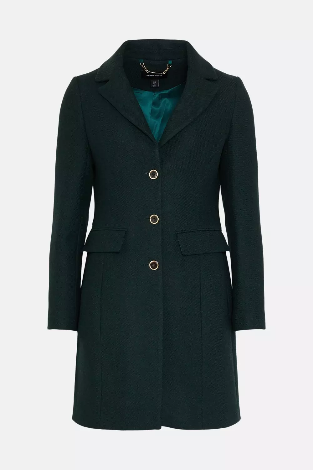 Karen millen hot sale wool coat