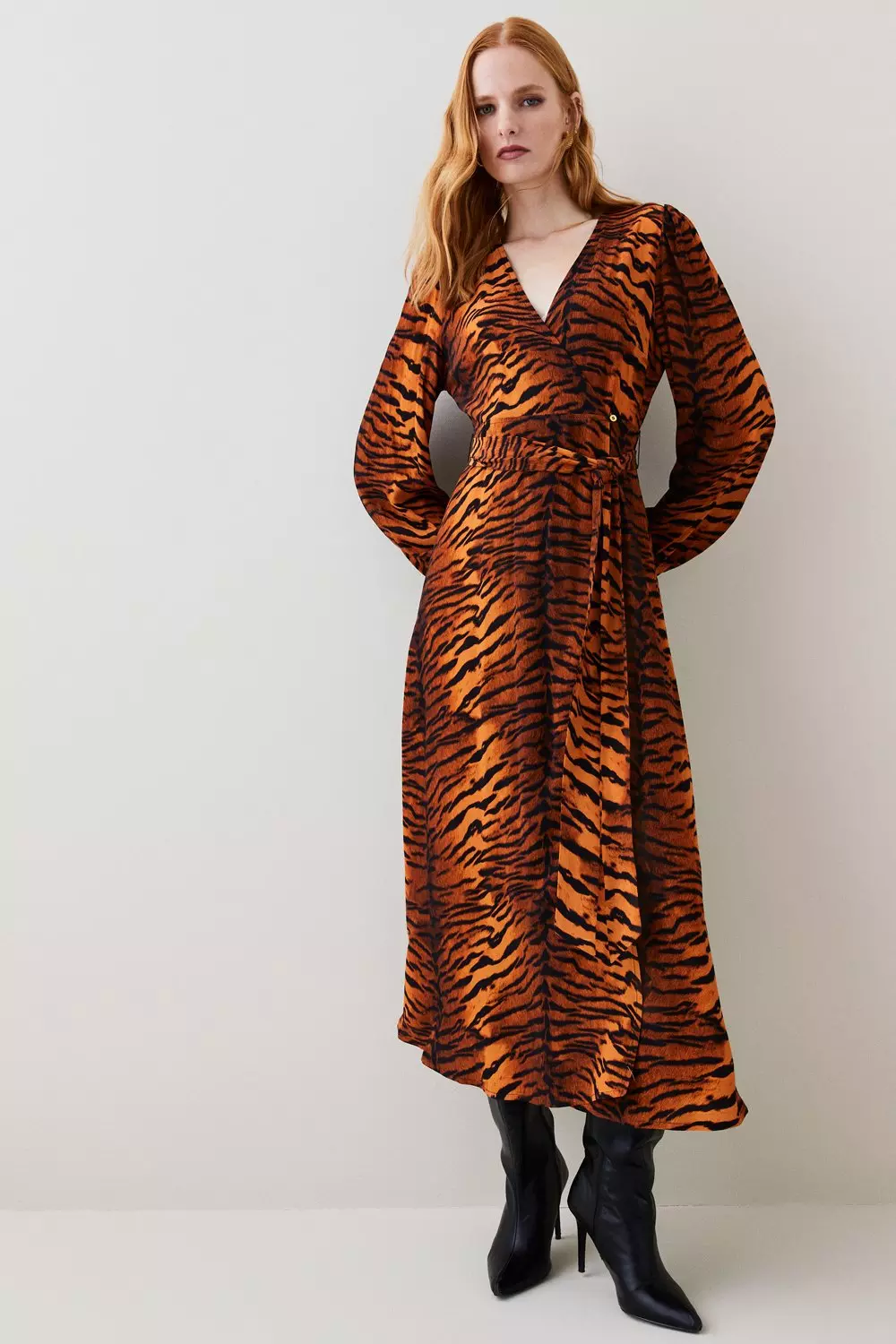 Karen millen clearance tiger embroidered dress