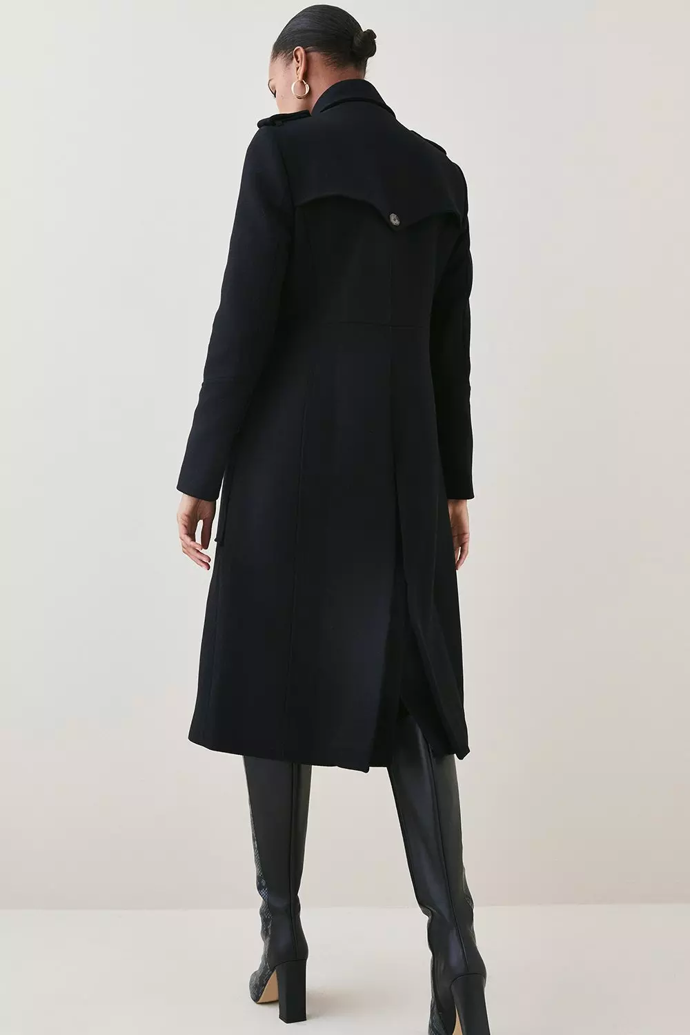 Italian Wool Military Coat