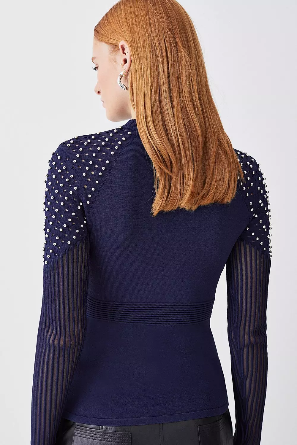 Karen millen shop studded sweater