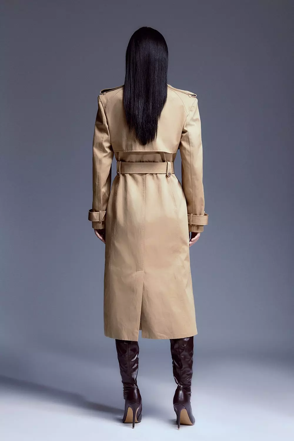 Burberry satin hot sale trench coat