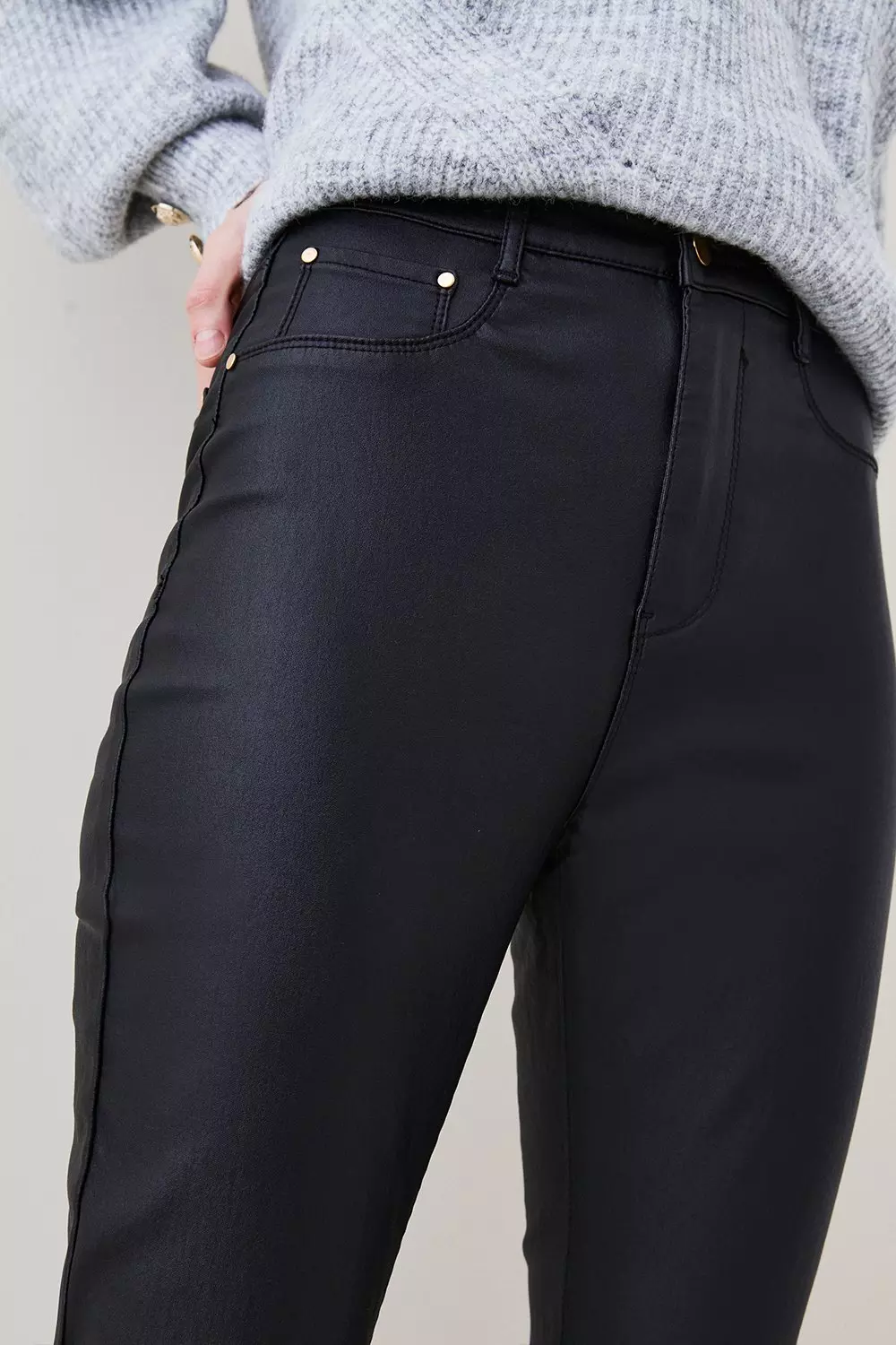 Karen millen coated store jeans