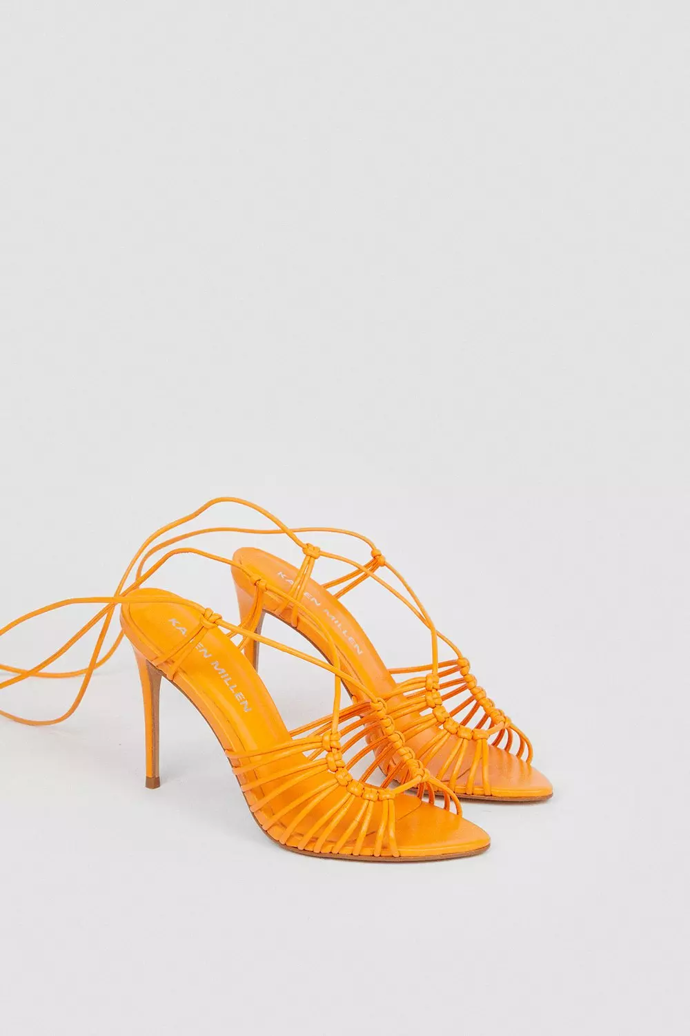 Orange wrap hot sale heels