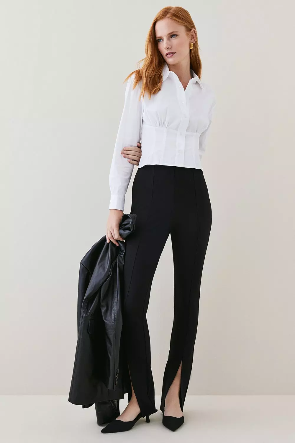 Ponte high outlet waist leggings