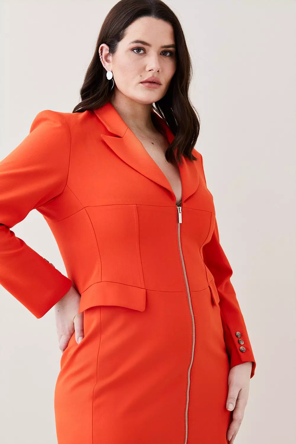 Corset Waisted Blazer | Karen Millen