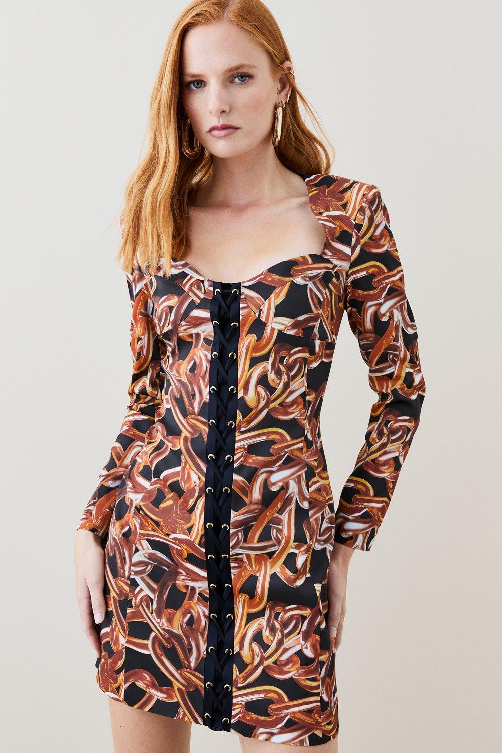 Karen millen dress on sale outlet