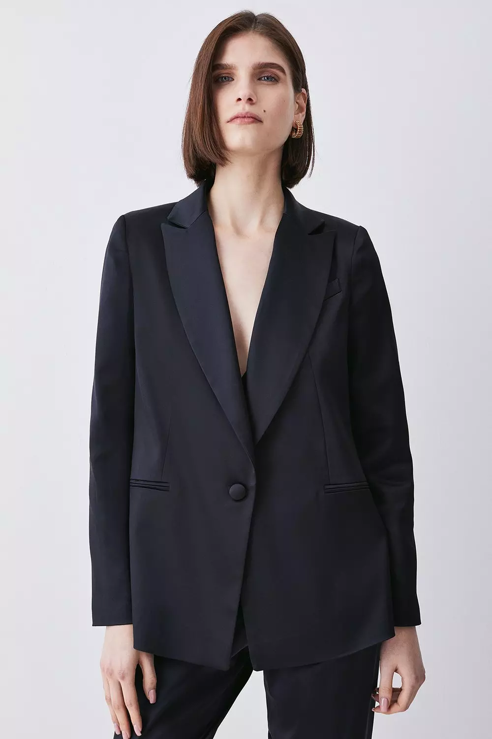 Structured on sale jacket womens