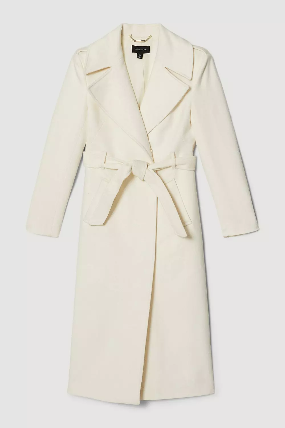 Maximilian Women's Belted Wool & Cashmere Coat In Almond