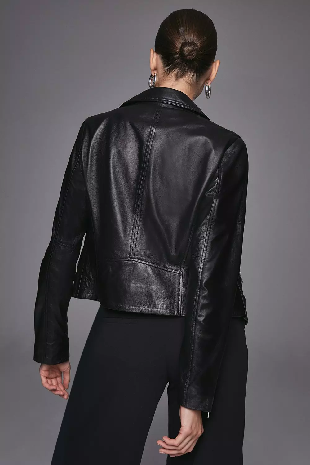 Medium tall 2024 leather jacket