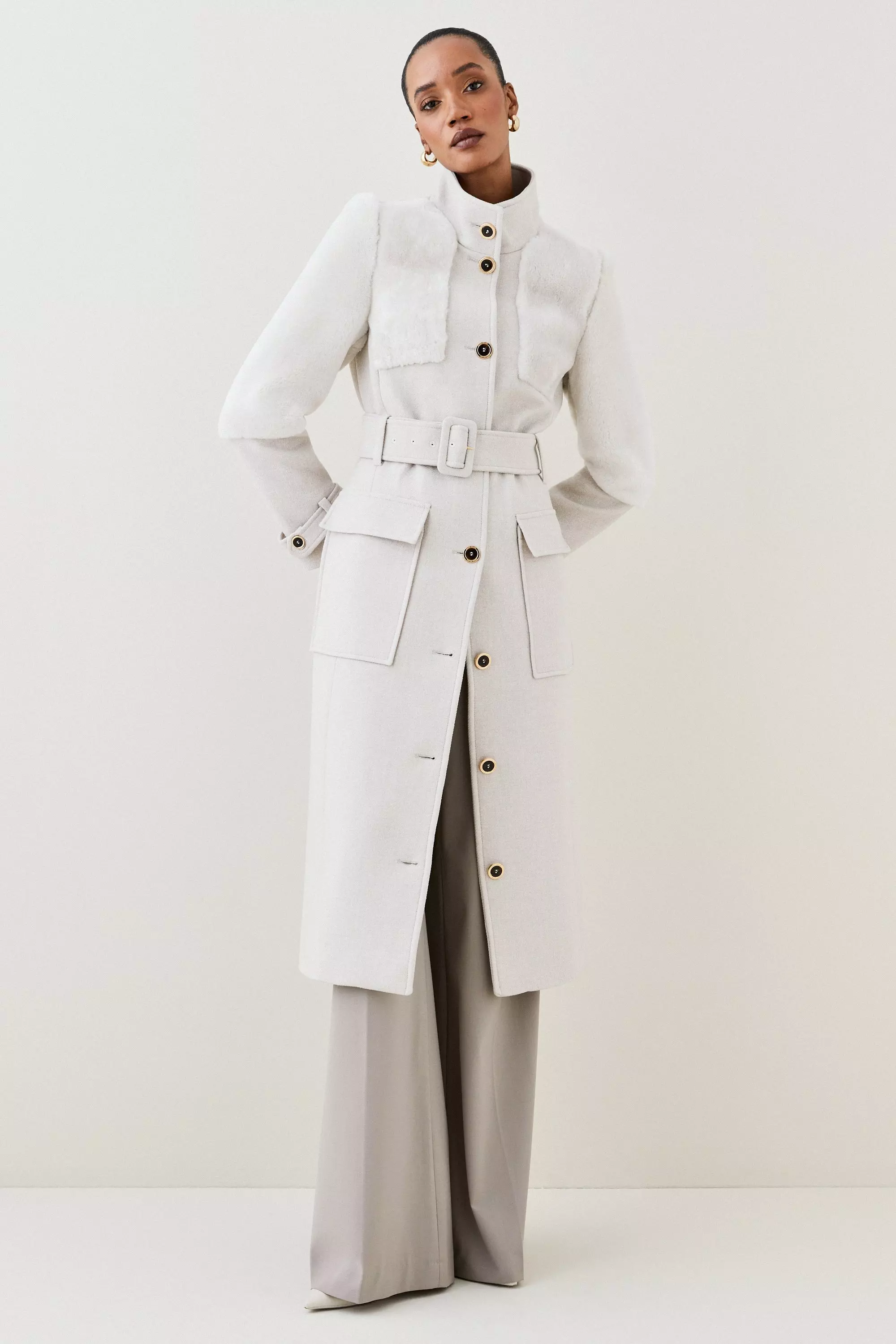 Karen millen winter outlet coat