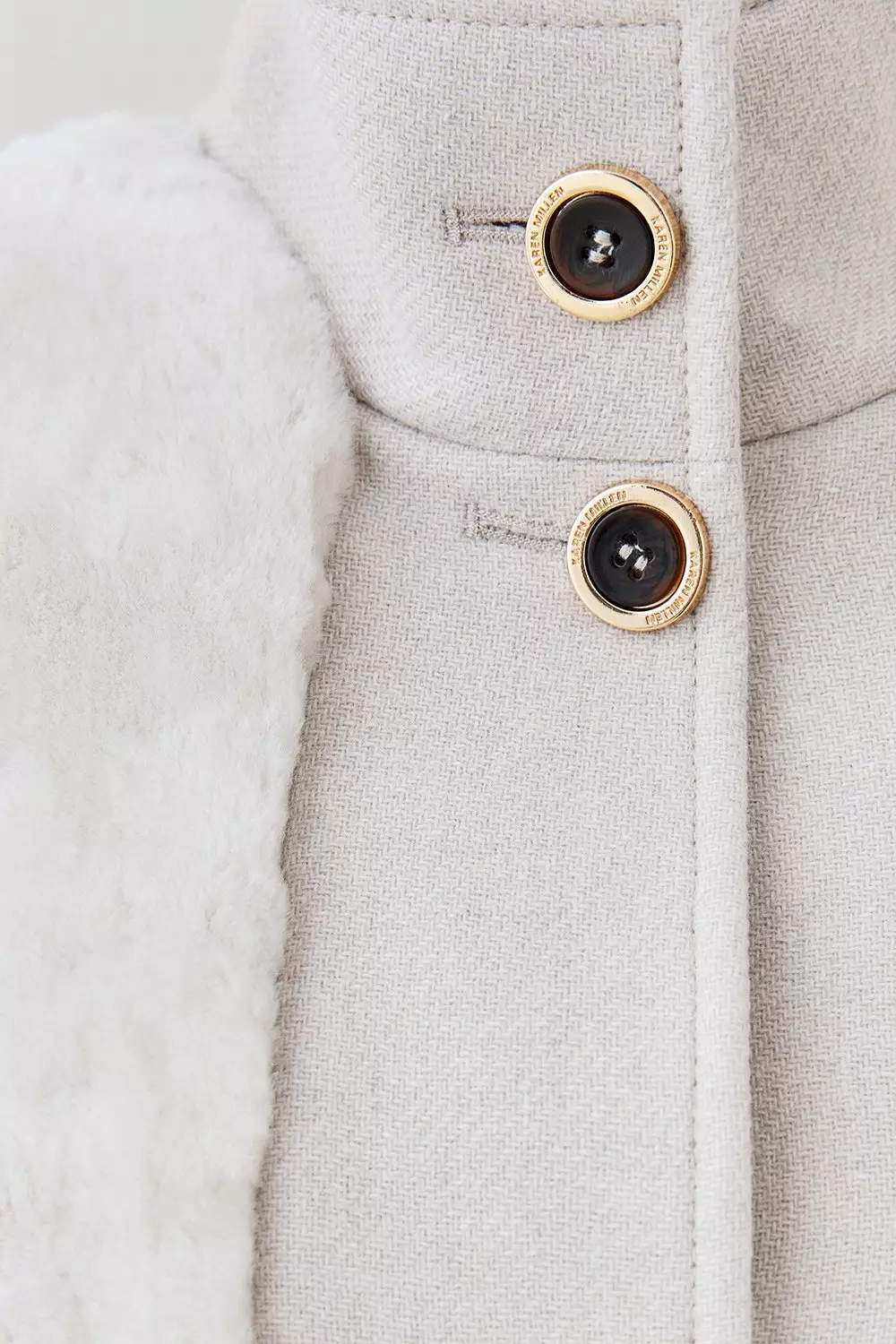 Karen millen hotsell sheepskin coat