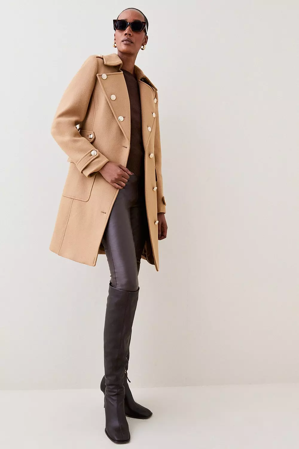 Karen millen camel clearance coat