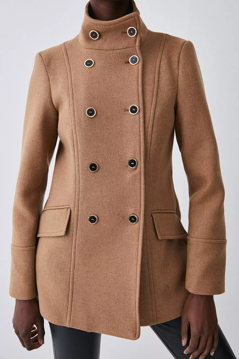 Short formal sale coat