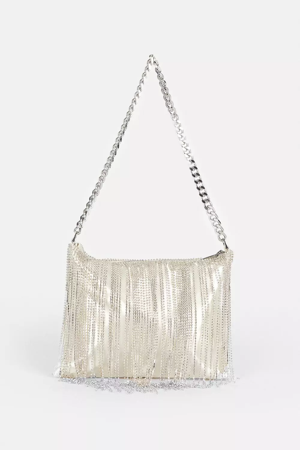 Buy Satin Jewel Fringe Occasion Bag from Next USA