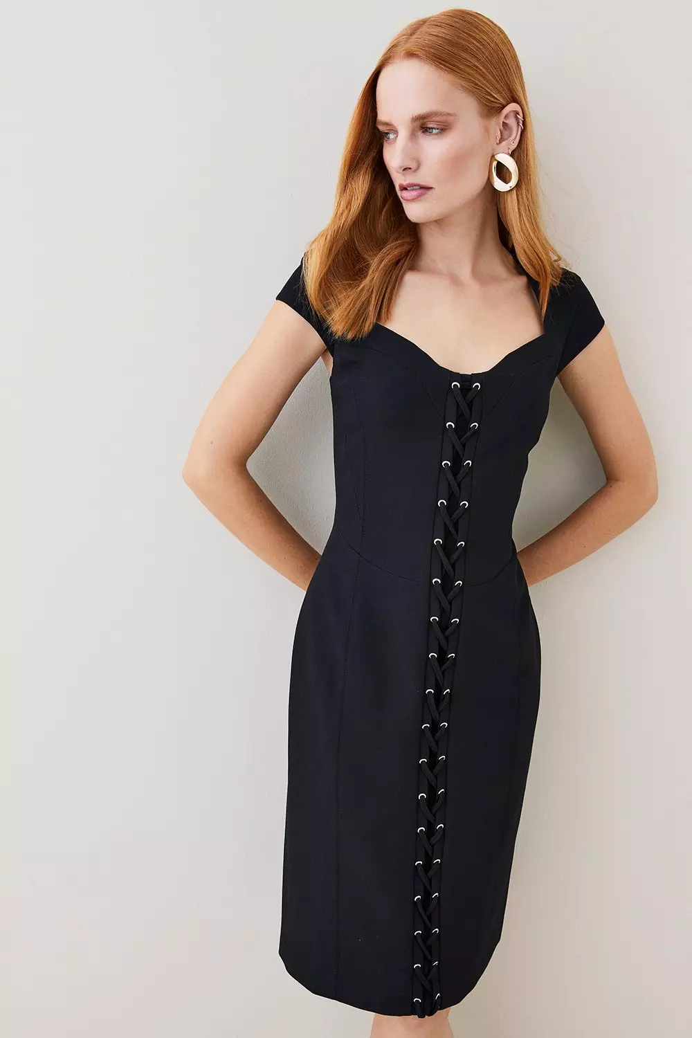 Karen millen hotsell black tie dresses