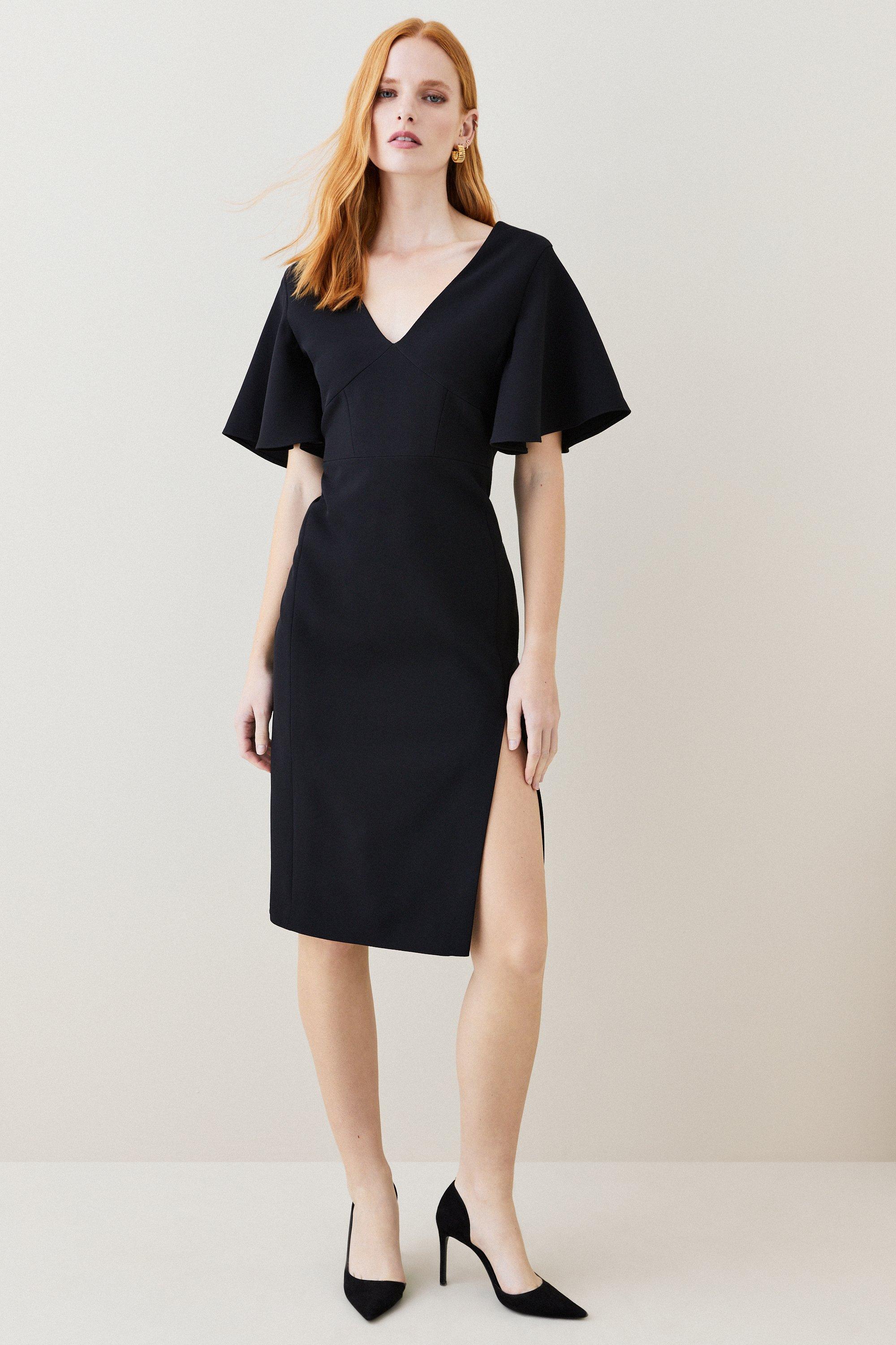 Structured dress 2024 with sleeves