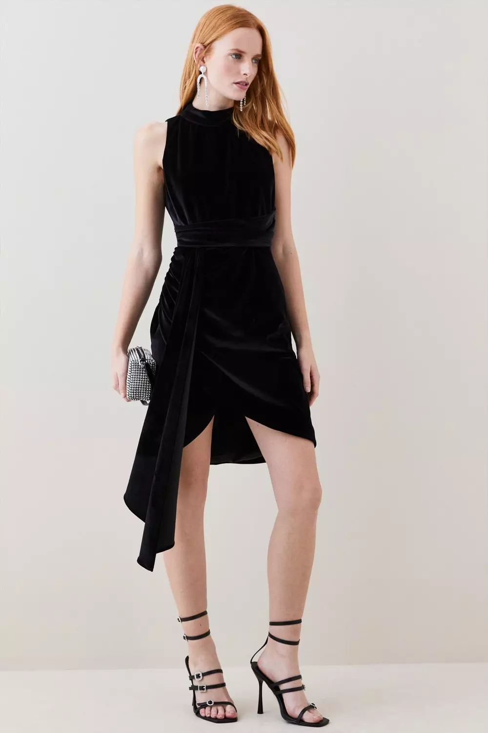 Karen millen shop velvet dress