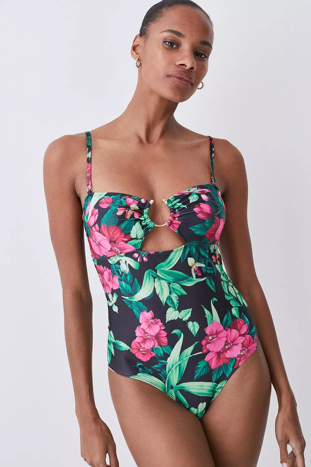 Tropical Monokini - Swimwear 