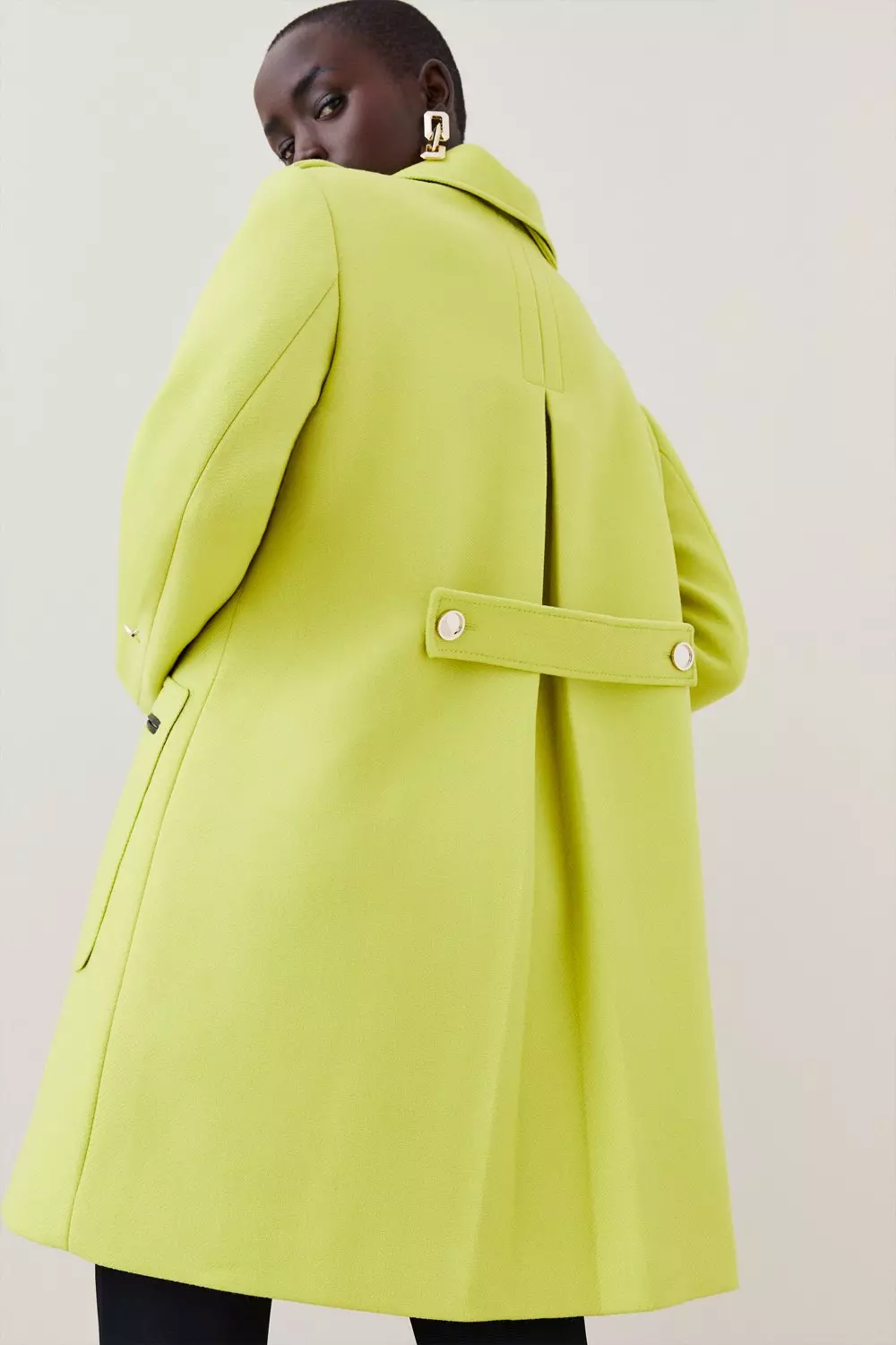 Lime green peacoat sale