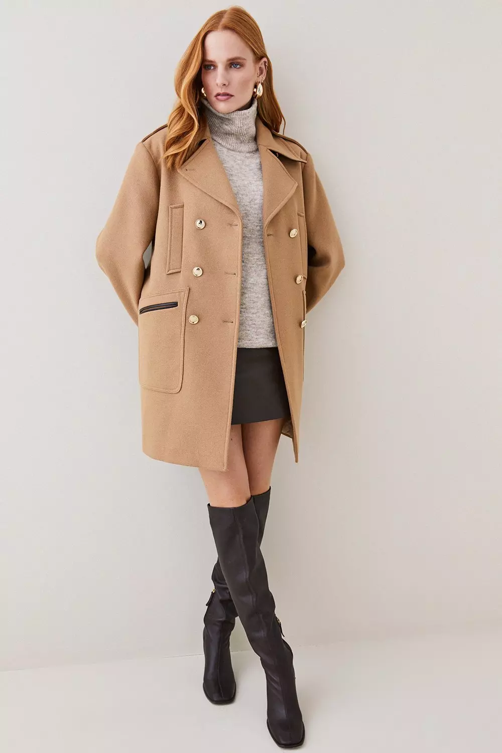 Double Face Pea Coat - Women - Ready-to-Wear